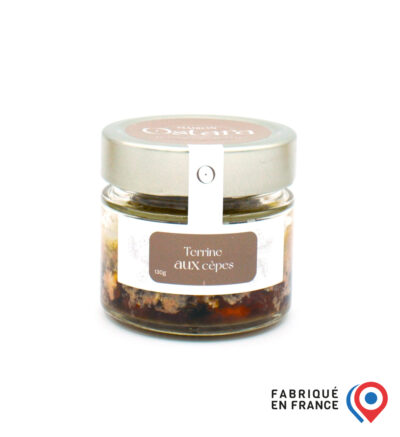 terrine cèpes - cèpes - champignons - terrine - épicerie fine - épicerie artisanale - produit français - apéro - apéritif