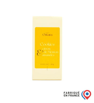 cookies bio - cookies citron de menton - citron de menton igp - cookies amandes et citron