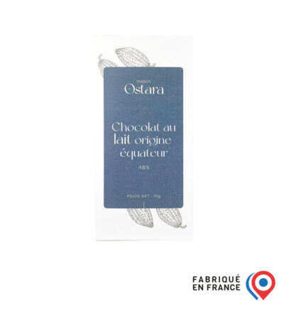 Tablette au Chocolat au Lait 48% Origine Equateur