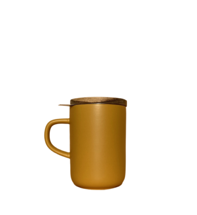 mug OGO jaune - mug - mug thé - mug infuseur - thés - thé vert - thé noir- thé fruits