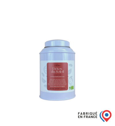 thé détox, détox du soleil, thé vert maté, pamplemousse, citron